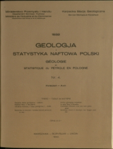Geologja i Statystyka Naftowa Polski : 1932 : nr 4