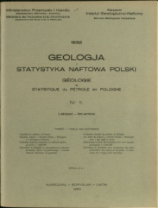 Geologja i Statystyka Naftowa Polski : 1932 : nr 11