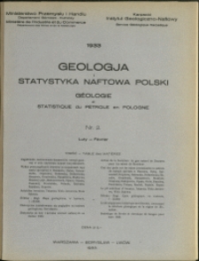 Geologja i Statystyka Naftowa Polski : 1933 : nr 2