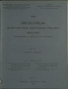 Geologja i Statystyka Naftowa Polski : 1933 : nr 12