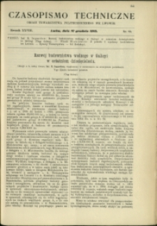 Czasopismo Techniczne : 1910 : nr 23