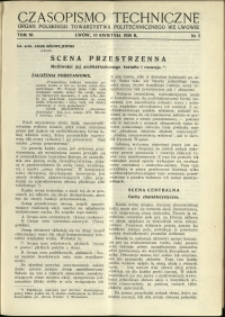 Czasopismo Techniczne : 1938 : nr 7